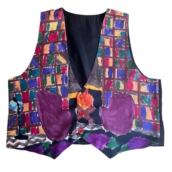 Vest reversible, fun colors size M/L - Picture 1 of 12